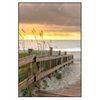 Xxl Wandbild Sonnenuntergang Am Strandweg Hochformat Produktvorschau Frontal