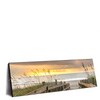 Xxl Wandbild Sonnenuntergang Am Strandweg Panorama Produktvorschau Seitlich