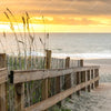 Xxl Wandbild Sonnenuntergang Am Strandweg Panorama Zoom