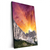 Xxl Wandbild Sonnenuntergang In Den Bergen Hochformat Produktvorschau Seitlich