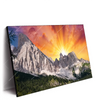 Xxl Wandbild Sonnenuntergang In Den Bergen Querformat Produktvorschau Seitlich