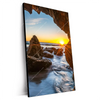 Xxl Wandbild Sonnenuntergang In Meeresgrotte Hochformat Produktvorschau Seitlich