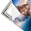 Xxl Wandbild Sonnenuntergang Norwegen Quadrat Materialvorschau