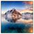 Xxl Wandbild Sonnenuntergang Norwegen Quadrat Produktvorschau Frontal