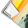 Xxl Wandbild Sonnenuntergang Ueber Dem Meer Quadrat Materialvorschau