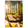 Xxl Wandbild Sonniger Wald Hochformat Produktvorschau Frontal