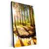 Xxl Wandbild Sonniger Wald Hochformat Produktvorschau Seitlich