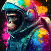Xxl Wandbild Space Monkey Quadrat Motivvorschau