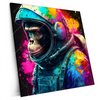 Xxl Wandbild Space Monkey Quadrat Produktvorschau Seitlich