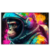 Xxl Wandbild Space Monkey Querformat Produktvorschau Frontal