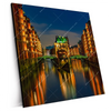 Xxl Wandbild Speicherstadt Hamburg Quadrat Produktvorschau Seitlich