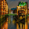 Xxl Wandbild Speicherstadt Hamburg Querformat Zoom