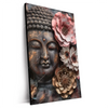 Xxl Wandbild Spiritueller Buddha Und Blumen Hochformat Produktvorschau Seitlich