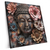Xxl Wandbild Spiritueller Buddha Und Blumen Quadrat Produktvorschau Seitlich
