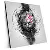 Xxl Wandbild Statue Mit Blume Grunge Stil Quadrat Produktvorschau Seitlich