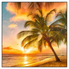 Xxl Wandbild Strand Von Barbados Quadrat Produktvorschau Frontal