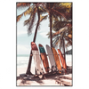 Xxl Wandbild Surfbretter Und Palmen Hochformat Produktvorschau Frontal