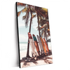 Xxl Wandbild Surfbretter Und Palmen Hochformat Produktvorschau Seitlich