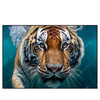 Xxl Wandbild Tauchender Tiger Querformat Produktvorschau Frontal