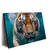 Xxl Wandbild Tauchender Tiger Querformat Produktvorschau Seitlich