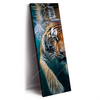 Xxl Wandbild Tauchender Tiger Schmal Produktvorschau Seitlich