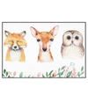 Xxl Wandbild Tiere Des Waldes Querformat Produktvorschau Frontal