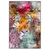 Xxl Wandbild Tiger Blumen Hochformat Produktvorschau Frontal