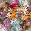 Xxl Wandbild Tiger Blumen Quadrat Motivvorschau