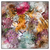 Xxl Wandbild Tiger Blumen Quadrat Produktvorschau Frontal