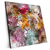 Xxl Wandbild Tiger Blumen Quadrat Produktvorschau Seitlich
