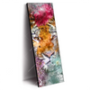 Xxl Wandbild Tiger Blumen Schmal Produktvorschau Seitlich