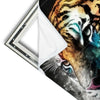Xxl Wandbild Tiger Im Farbrausch Hochformat Materialvorschau