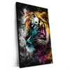 Xxl Wandbild Tiger Im Farbrausch Hochformat Produktvorschau Seitlich