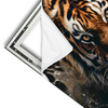 Xxl Wandbild Tiger Im Wasser Querformat Materialvorschau