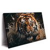 Xxl Wandbild Tiger Im Wasser Querformat Produktvorschau Seitlich