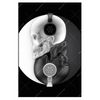 Xxl Wandbild Totenkopf Yin Yang Hochformat Produktvorschau Frontal