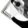 Xxl Wandbild Totenkopf Yin Yang Quadrat Materialvorschau
