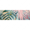 Xxl Wandbild Tropische Blaetter In Pastellfarben Panorama Motivvorschau
