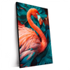 Xxl Wandbild Tropischer Flamingo Traum Hochformat Produktvorschau Seitlich