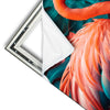Xxl Wandbild Tropischer Flamingo Traum Quadrat Materialvorschau