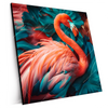 Xxl Wandbild Tropischer Flamingo Traum Quadrat Produktvorschau Seitlich