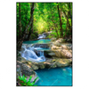 Xxl Wandbild Tropischer Wasserfall Hochformat Produktvorschau Frontal