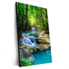 Xxl Wandbild Tropischer Wasserfall Hochformat Produktvorschau Seitlich
