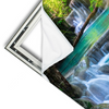 Xxl Wandbild Tropischer Wasserfall Querformat Materialvorschau