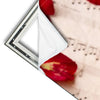 Xxl Wandbild Violine Rose Schmal Materialvorschau