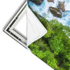 Xxl Wandbild Wald Meer Hochformat Materialvorschau