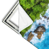 Xxl Wandbild Wald Meer Quadrat Materialvorschau
