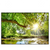 Xxl Wandbild Wald Mit Bach Bei Sonnenschein Querformat Produktvorschau Frontal