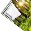 Xxl Wandbild Wald Mit Sonnenstrahlen No 2 Quadrat Materialvorschau