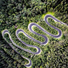 Xxl Wandbild Wald Strasse Luftaufnahme Quadrat Motivvorschau